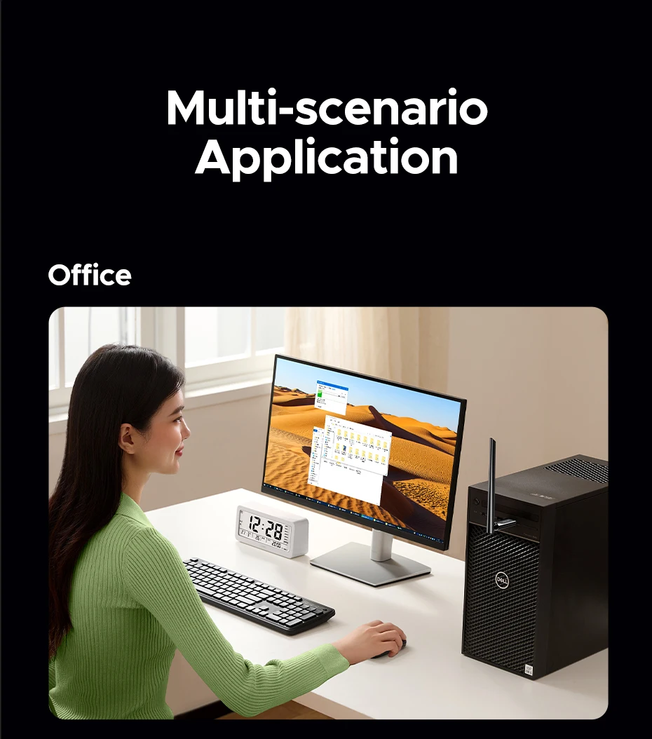 UGREEN WiFi Adapter Bluetooth Adater AX900 5G&2.4G Dual Band WiFi6 Dongle Adapter for Desktop PC Laptop Accessories 6dBi Antenna