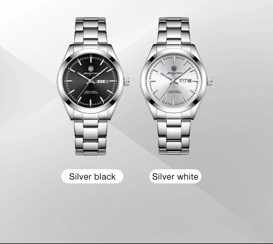 New Luxury Military Man Watch Round Waterproof Luminous Date Week Men Watch Stainless Steel Quartz Men's Watches Reloj+box 2025