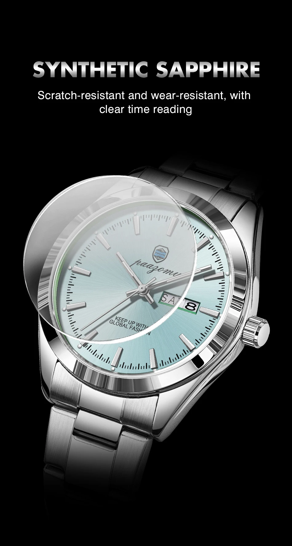 New Luxury Military Man Watch Round Waterproof Luminous Date Week Men Watch Stainless Steel Quartz Men's Watches Reloj+box 2025