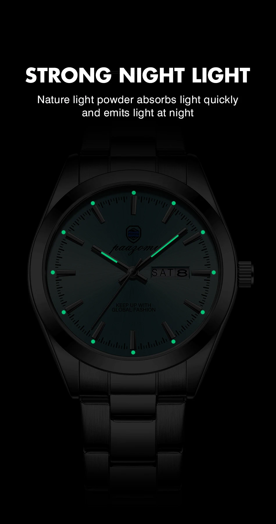 New Luxury Military Man Watch Round Waterproof Luminous Date Week Men Watch Stainless Steel Quartz Men's Watches Reloj+box 2025