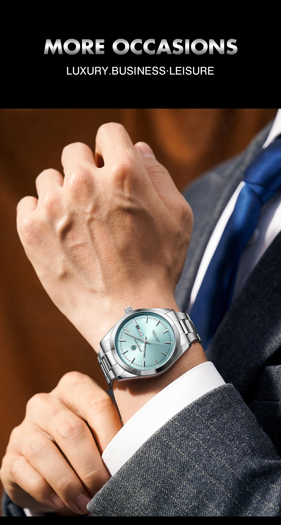 New Luxury Military Man Watch Round Waterproof Luminous Date Week Men Watch Stainless Steel Quartz Men's Watches Reloj+box 2025